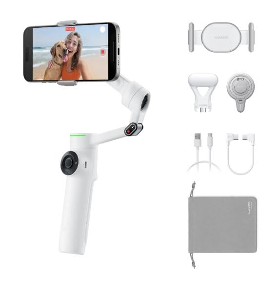 Insta360 Flow 2 Pro Creator Bundle, White : Amazon.co.za: Electronics
