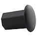 CChiai Hockey Stick End Tail Cover Lacrosse Tennis Tape Protector Butt End Tape Protector Octagonal Tube End Cap Hockey Stick Cover Black