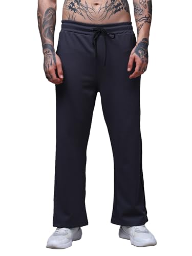 Image of Men's Loose Fit Side Tape Trackpants
