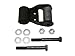 2pcs Black Leaf Spring Shackle Kit (Includes Bolts, Washers, Nuts) Rear Position Compatible with 1997-2010 Dodge Dakota and 2006-2009 Mitsubishi Raider
