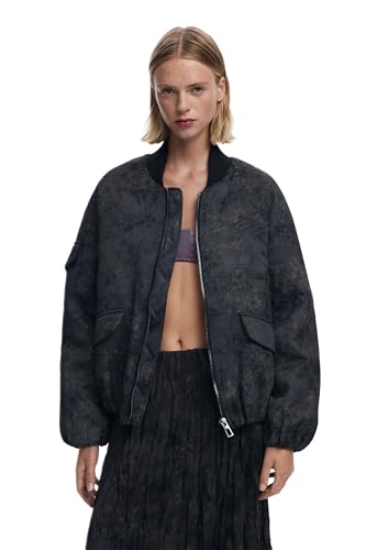 Desigual Fantasy Bomber Jacket con bordado oriental 25WWEW26