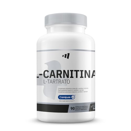 MM Supplements - L-Carnitina Carnipure - 90 Cápsulas Vegetales - Ayuda a Quemar Grasas - Mejora el Rendimiento Físico y el Metabolismo - Bote para 1 Mes