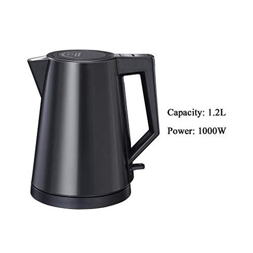 Hervidor Eléctrico Inalámbrico 1.2L Negro y Dorado miniatura 3