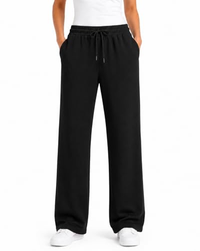 Pantalon de jogging long femme large fluide sport été léger