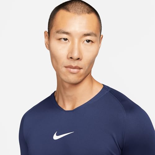 Miniatura 5 de Nike Hombre Long Sleeved T-Shirt, Midnight Navy White, Xl