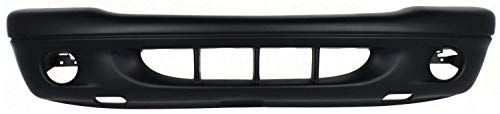 Evan Fischer Front Bumper Cover Compatible with 2001-2002 Dodge Dakota Durango Primed with Fog Light Holes - CAPA