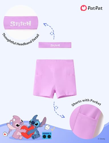 Image of Disney Frozen Elsa Princess Stitch Minnie Girls Tennis Dress Sleeveless Golf Outfit with Shorts Pocket & Headband 2-9 Years