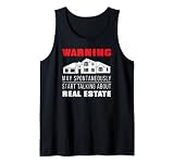 Immobilienmakler Hypothek Treuhandkonto Lustiger Makler Hausverkäufer Tank Top