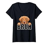 Photo Gallery donna divertente golden retriever bruh carino amante del cane uomini ragazzi bambini maglietta con collo a v Photo Gallery donna divertente golden retriever bruh carino amante del cane uomini ragazzi bambini maglietta con collo a v