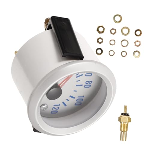 TOGEVAL 水温計 高精 バイメタルメーター 車両エンジン用 水温表示計 汎用プ