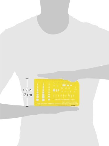 Template No. 421 Electric symbol ruler 0004