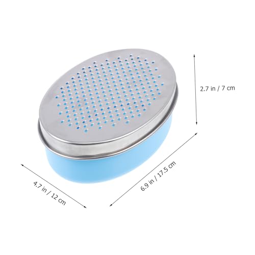 Rallador ergonómico SHOWERORO de plástico azul miniatura 7