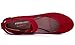 FEVERSOLE Women's Fashion Elastic Ankle Strap Shoes Round Toe Ballet Flat Red Faux Suede Size 10 M US