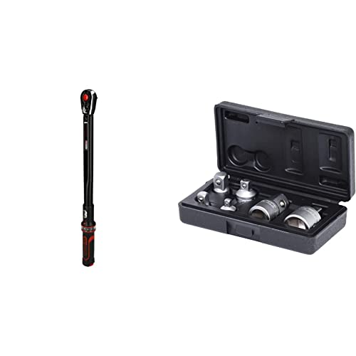 Clé dynamométrique 1/2 KS Tools Ergotorque Précision 40-200 Nm avec coffret adaptateurs 6 pcs