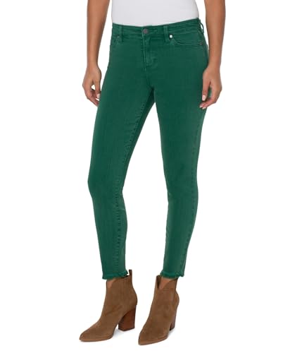 Liverpool Women's Misses Abby Ankle Skinny with Fray Hem in Serpentine2