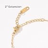 18k Gold Plated Clover Bracelets, Set of 2, Dainty Chic Four-Leaf Clover Lucky Charm Bracelets Sets, Adjustable Sizes, Trendy Jewelry Gifts for Her
