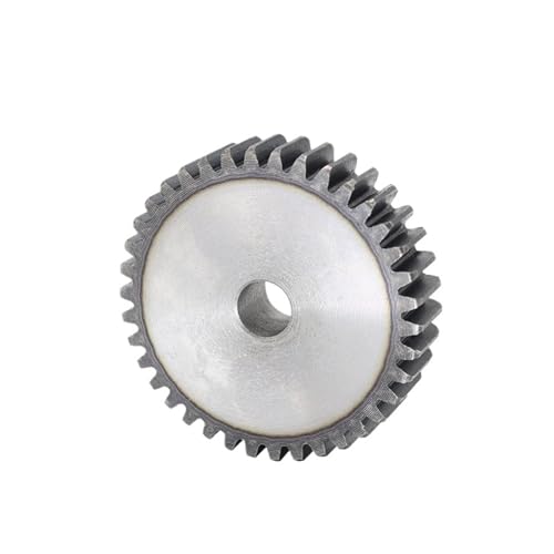 LYMFE Industrial helical Gear 1pcs Mteal Gear 2M-34T/35T/36T/37T Gear Wheel Low Carbon Steel Pinion Gear Total Height 20mm (Size : 34 T-Rough hole-12mm)