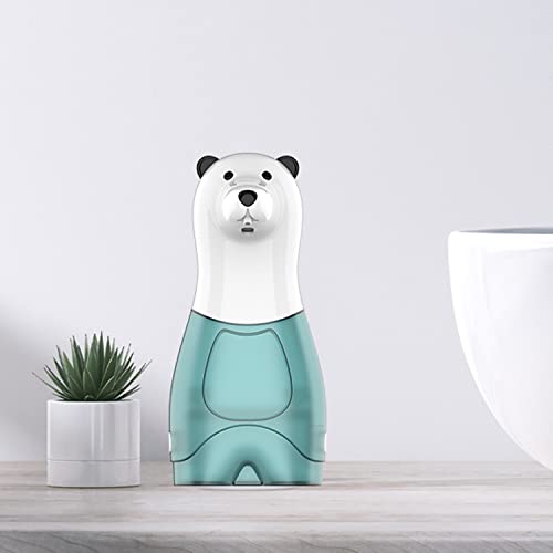 Kinder Schaumseifenspender Automatisch USB aufladbar 350ML Seifenspender Bad Stehend Automatisch Seifendosierer Berührungsloser Wasserdicht Für Badezimmer Küche Hotel Cover
