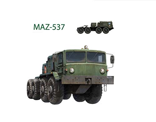 Tractores Ejército Ruso KZKT-537L & MAZ-537 1:72 miniatura 3