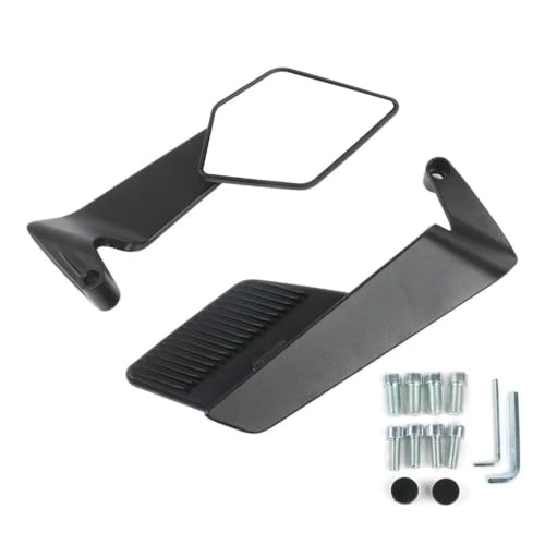 Retrovisor de motocicleta de ala invisible para rutas y curvas en Z750 Z900 3