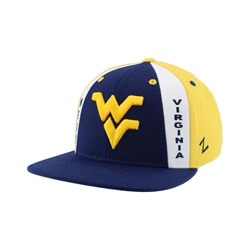 West Virginia Mountaineers NCAA Officially Licensed Adjustable Snapback Hat Main Event Team Color