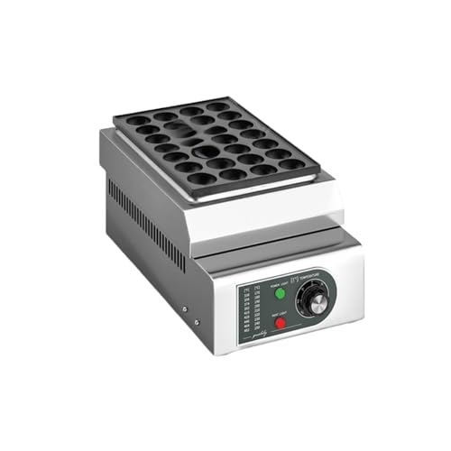 JICOMUS業務用屋台用たこ焼き機、ガス・電気両対応、28/56/84穴、操作簡単、テフロン加工、ノンスティック加工、お手入れ簡単。たこ焼き、朝食、オムレツなどの飲食店に最適です。 (28穴,電熱)