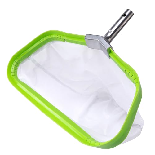 DABOVIN Épuisette de Piscine en Maille Ultra Fine pour Ramasser Pollens Petites Impuretés Grasse, Filet de Piscine avec Cadre Renforcé en Aluminium, Pool...
