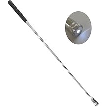 Lighted Telescopic Magnet | 22" 56 cm Extendable Handle | Lifts 5 lbs 2.3 kg | Compact 8.5" 21.6 cm Storage | LED Illumination | Perfect for Automotive & Home Use