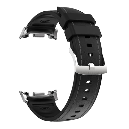 [XGYOMVB] ���ԂȂ����U�[�V���R���X�g���b�v Watch 8 Classic�p�����o���h Watch 8 44/40�p �u���X���b�g�A�N�Z�T���[(Black,Galaxy 8 40mm)