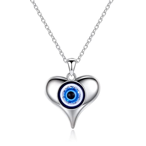 Bracelet mauvais œil et collier émail bleu contre la monotonie