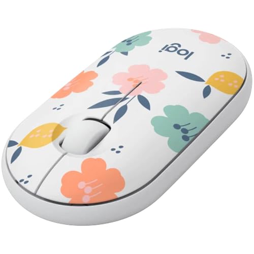 Logitech M340 Wireless Mouse with Limited Edition Prints, USB Receiver and Silent Clicks, Portable Wireless Mouse for Laptop, PC, Windows, Chrome, Surface – Floral Bouquet by Logitech - Image 2