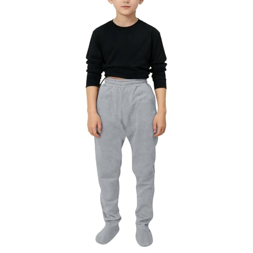 Pantalón polar térmico para niño con bolsillos cómodo e ideal para jugar en invierno