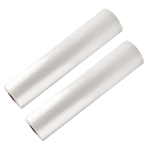 MUSISALY Essential Kitchen Tool 2 Rolls Vacuum Sealer Bags Food Storage Saver Bags Sealing Bags for Freezer for Daily Food Preservati
