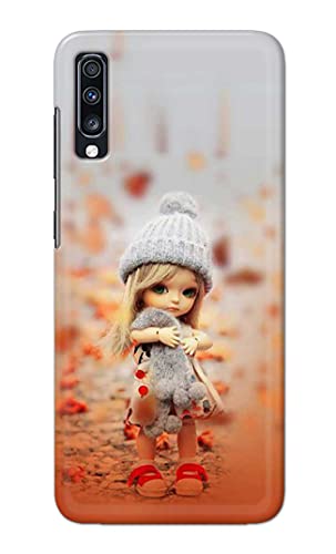 Image of PRINTFIDAA Doll Cute Girl Amazing Beauty Little Kid Child Playing Hard Back Cover for Samsung Galaxy A70 / Samsung A70s, SM-A705FN / DS, SM-A705YN Back Cover -(P6) KAT1001