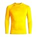 Long Sleeve Rashguard Sun Shirt-Yellow-YXL/14