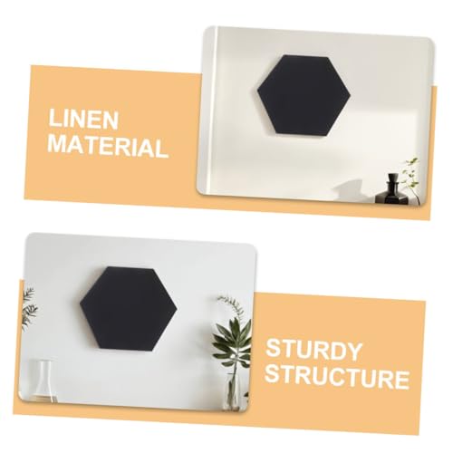 Lienzo hexagonal negro para pintura artística que soluciona fondos oscuros 8
