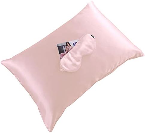 THXSILK 19 Momme Mulberry Silk Pillowcase, Facial Beauty, Zipper ...