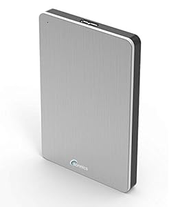 Sonnics 500GB Silber Externe tragbare Festplatte USB 3.0 super schnelle Übertragungsgeschwindigkeit für den Einsatz mit Windows PC, Apple Mac, Xbox ONE und PS4 Fat32