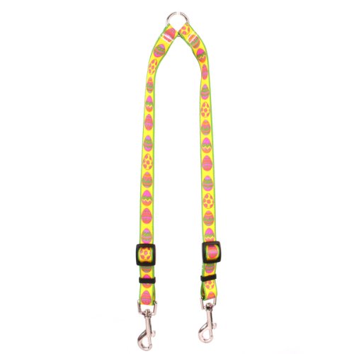 Yellow Dog Design Easter Eggs Coupler Dog Leash 1