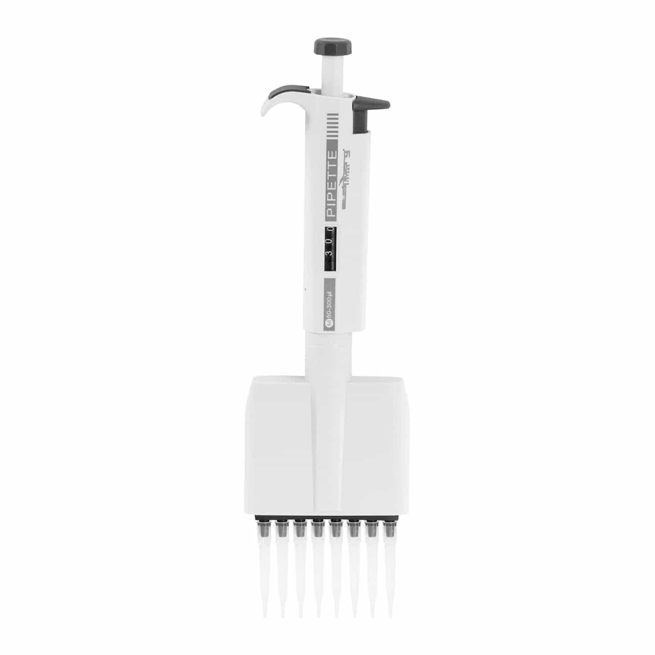 Steinberg Systems SBS-LAB-121 - Pipeta multicanal para 8 puntas de 0,05-0,3 ml, pipeta de 8 canales