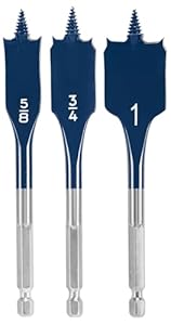 Bosch DSBS5003 Spatenbohrer-Set, 3-teilig