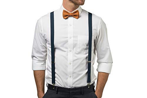 Navy Suspenders Bow Tie Set for Baby Toddler Boy Teen Men || Weddings Prom Homecoming Quinceañera2