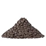 Cambie Belgian Dark Chocolate Couverture 54.5% | Belgian Semisweet Callets | For Pastry Chefs, Chocolatiers and Home Bakers | Packaged Fresh in a Resealable Pouch (1 lb)