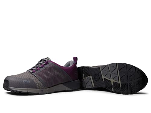 Image of Timberland PRO Radius Composite Safety Toe Sneakers for Women - Anti-Fatigue Technology - HoverSpring Foam Black /Purple 1 8.5 C - Medium