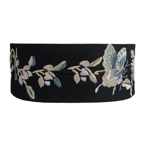 Embroidered Obi Belt for Dress Tie Straps Belt for Kimono