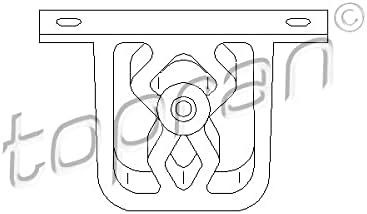 Exhaust System Hanger Bracket compatible with 3 E36 Coupe Cabrio 1990-1999