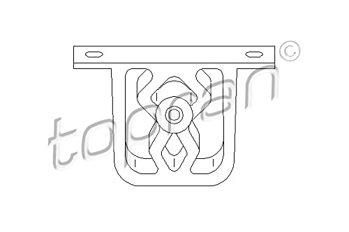 TOPRAN Support, silencieux 500185 | Compatible avec: BMW 3, 3 Cabriolet, 3 Coupe, 3 Touring