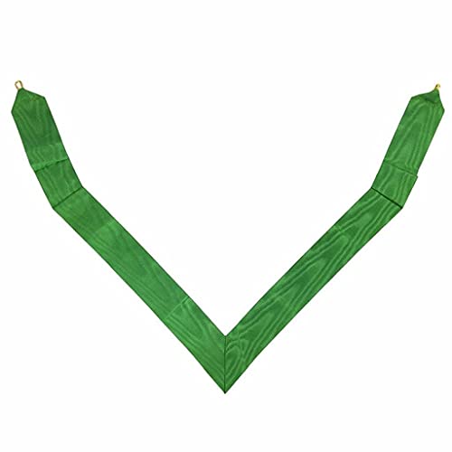 Allied Masonic Degrees Collarette - Green Moire