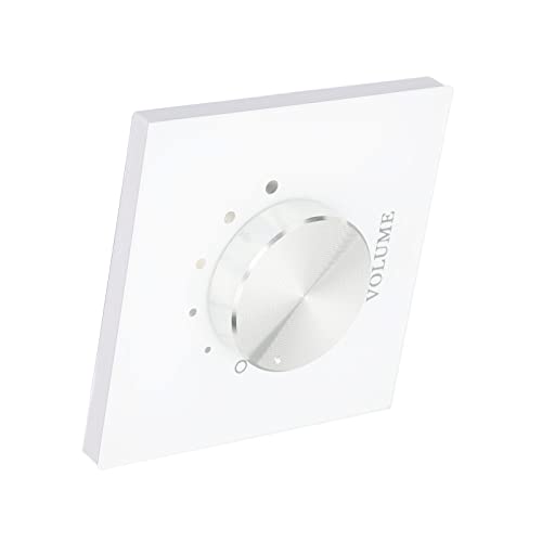 Controlador de volumen, perilla ajustable de 5 niveles, ajustador de audio de canal dual para altavoces domésticos, streaming, podcast y juegos miniatura 6