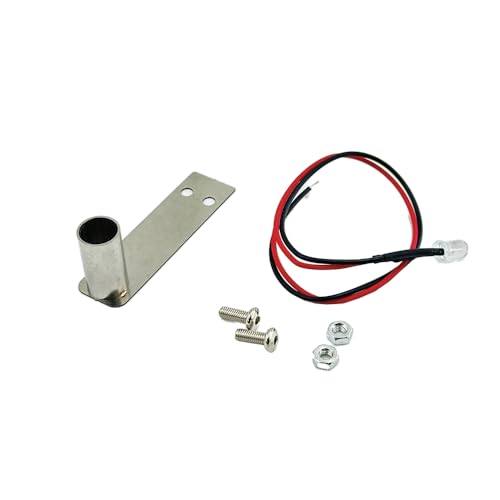 1Set RC Car Simulation Exhaust Pipe Metal Tail Throat for 1/10 RC Car Truck DIY Model Toy Building Parts (Style 1)